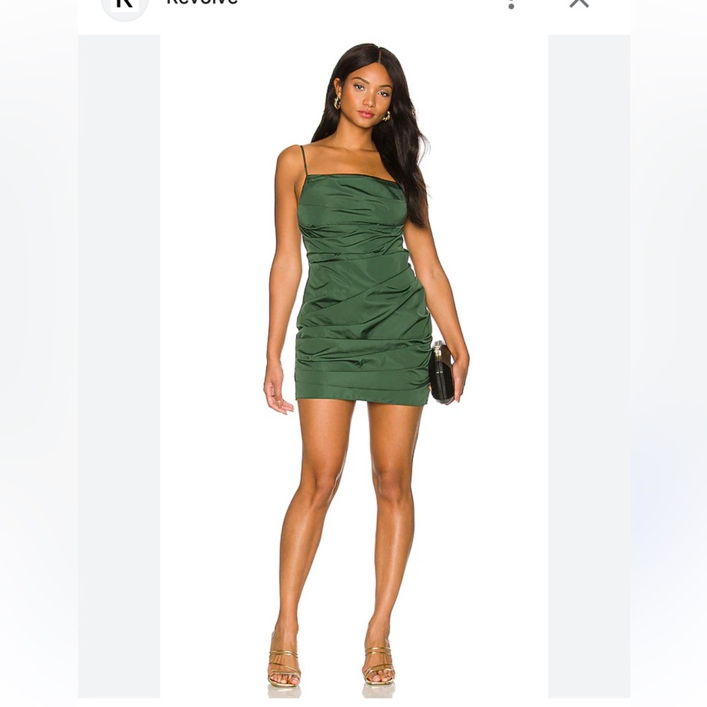 Laconia Dress in Cypress AMANDA UPRICHARD XS Revolve NWOT 198 MSRP